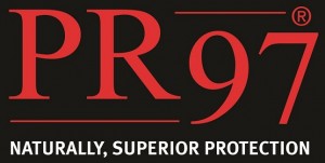 PR97 Logo on Black